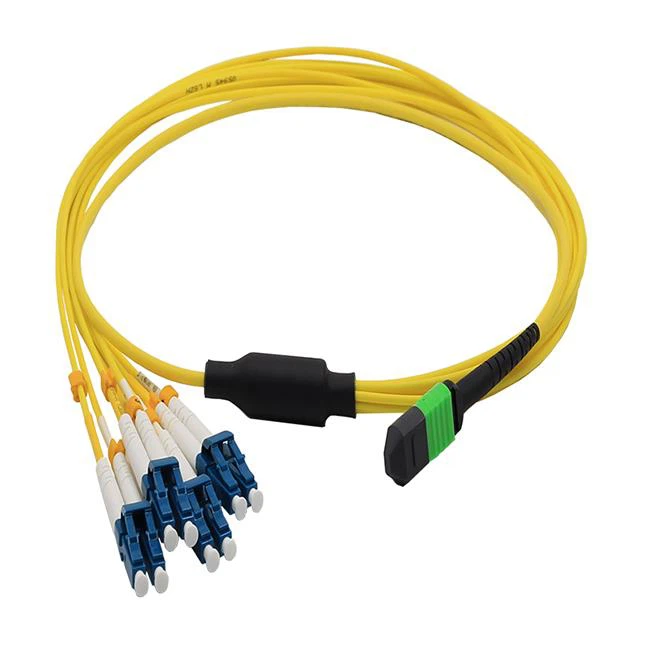 Patch Cord 9 and 125 MPO jumper LC 8 Fibers Cable