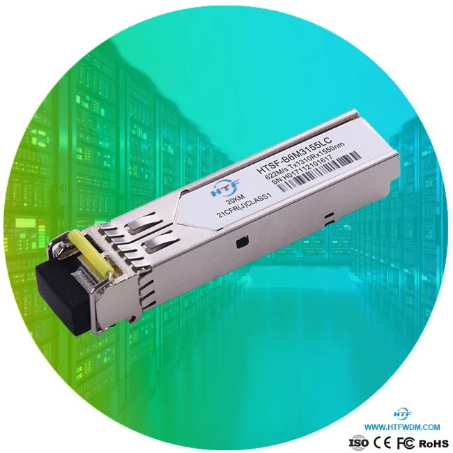 BIDI Transceivers 622Mbs LR 20km 1310nm FP SFP