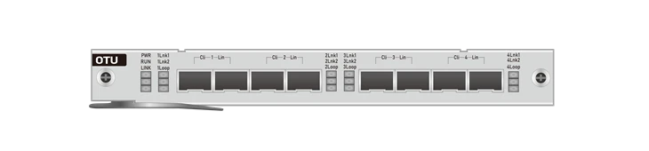 SFP+ Multi-Rate Quad Transponder Dwdm Sfp10g 56.55